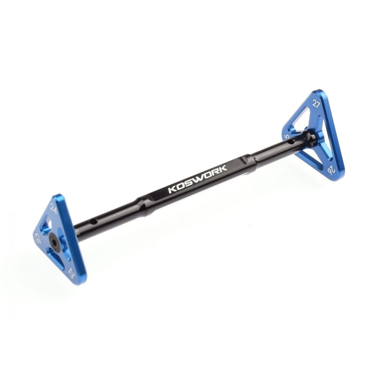 KOS13300-2225 - Koswork Alum Ride Height Gauge Set (22 - 24mm & 25 - 27mm, 1/10 Truck & 1/8 Buggy)