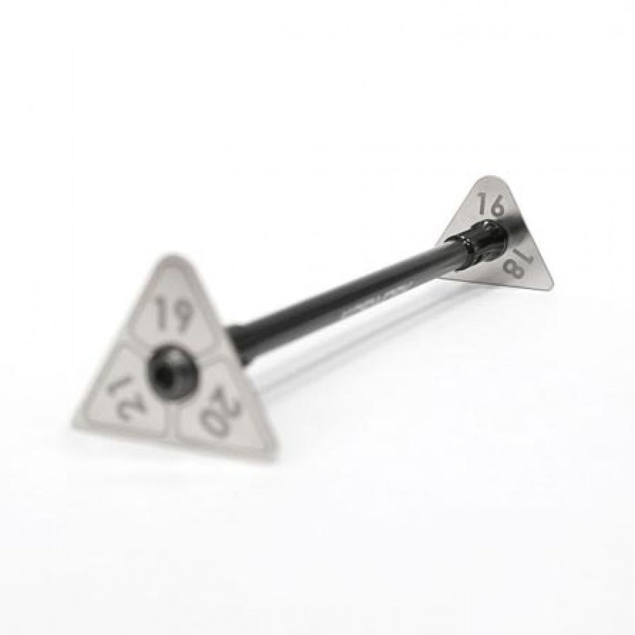 KOS13320-1619 - Koswork Steel Ride Height Gauge Set (w/alum handle, 16 - 18mm & 19 - 21mm, 1/10 Buggy)