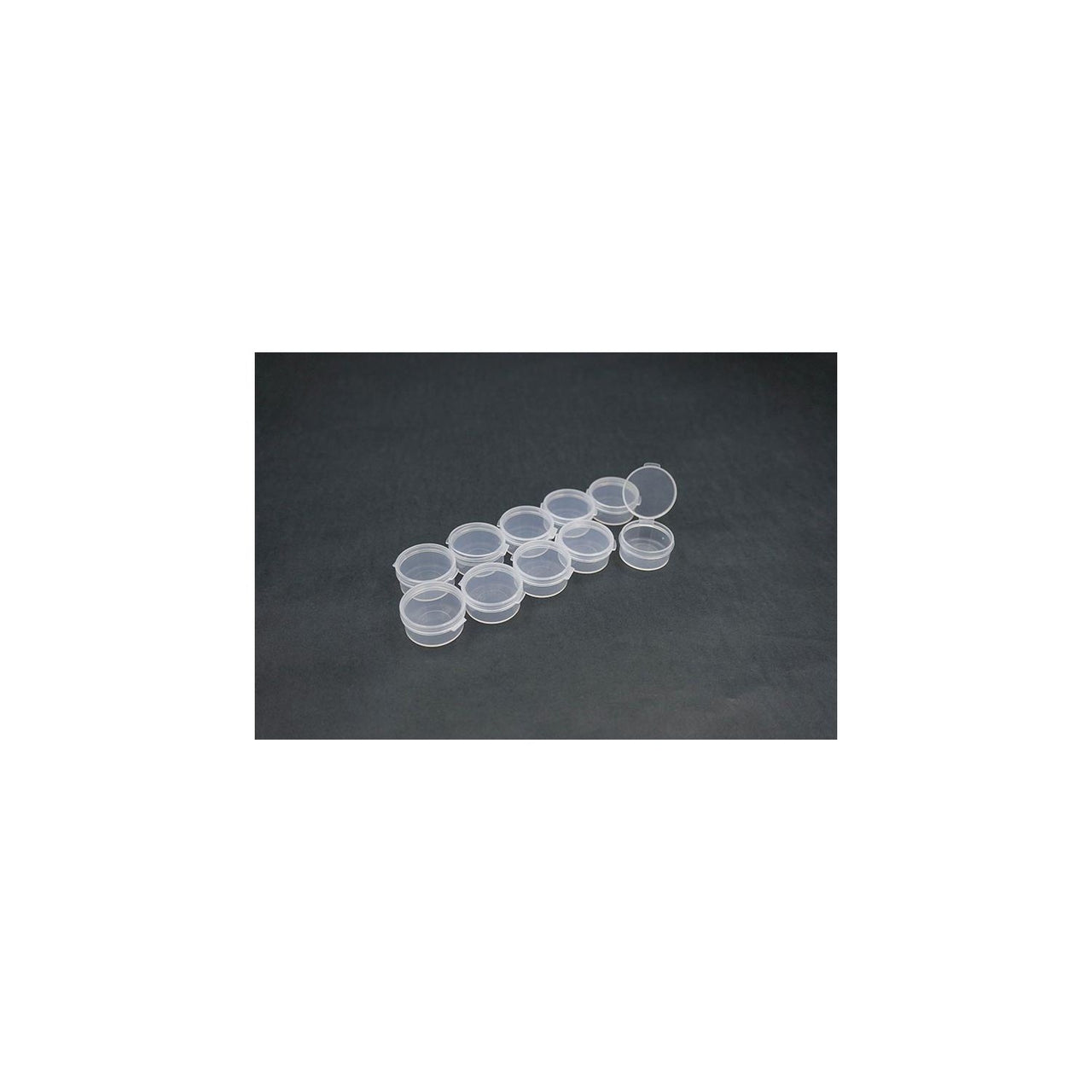 KOS14011 - Koswork Clear Round Container (w/lid, ID 25mm, H12mm) (10pcs)