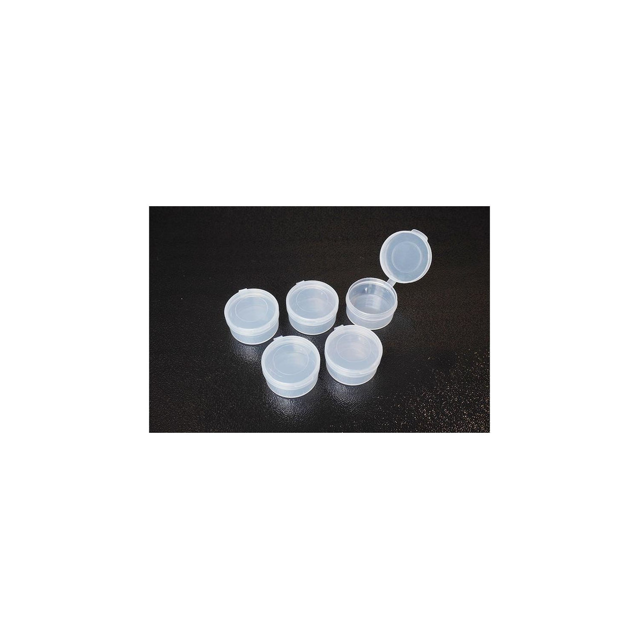 KOS14012 - Koswork Clear Round Container (w/lid, ID 29mm, H15mm) (5pcs)