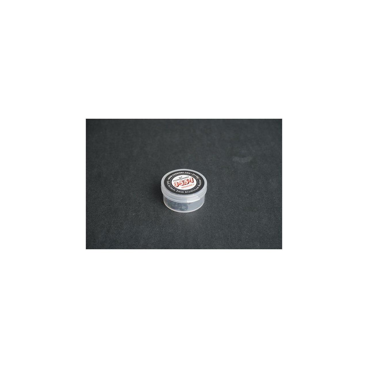 KOS40355-1 - Koswork 3x5.5x1mm 3mm Aluminum Washer (8pcs)