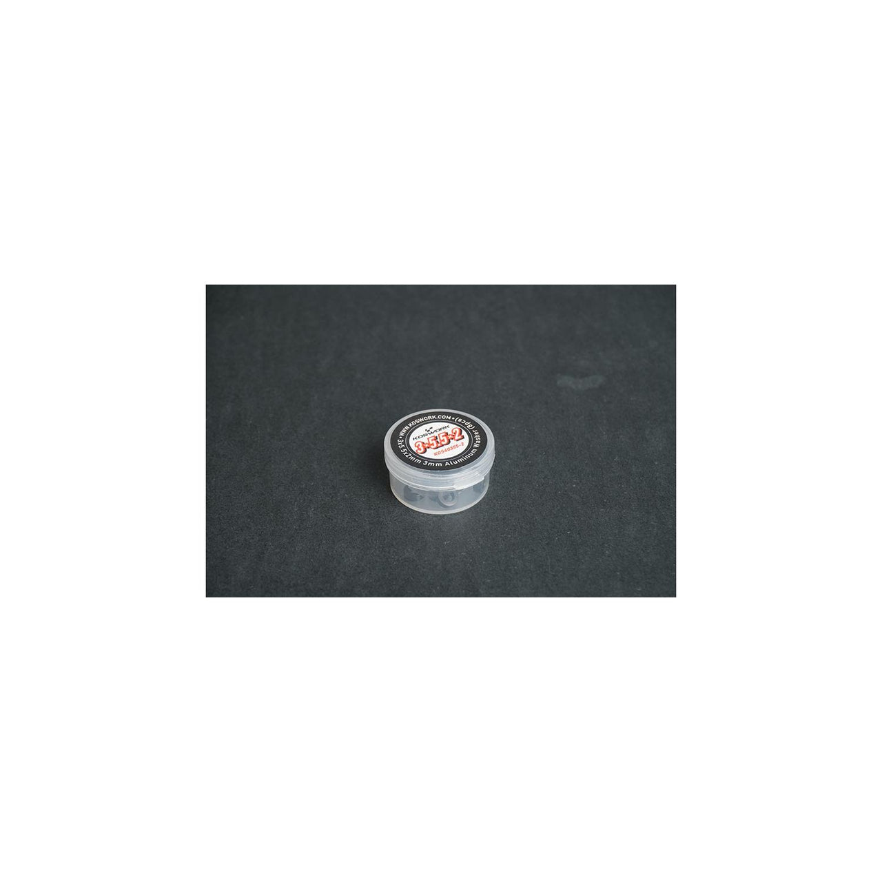 KOS40355-2 - Koswork 3x5.5x2mm 3mm Aluminum Washer (8pcs)