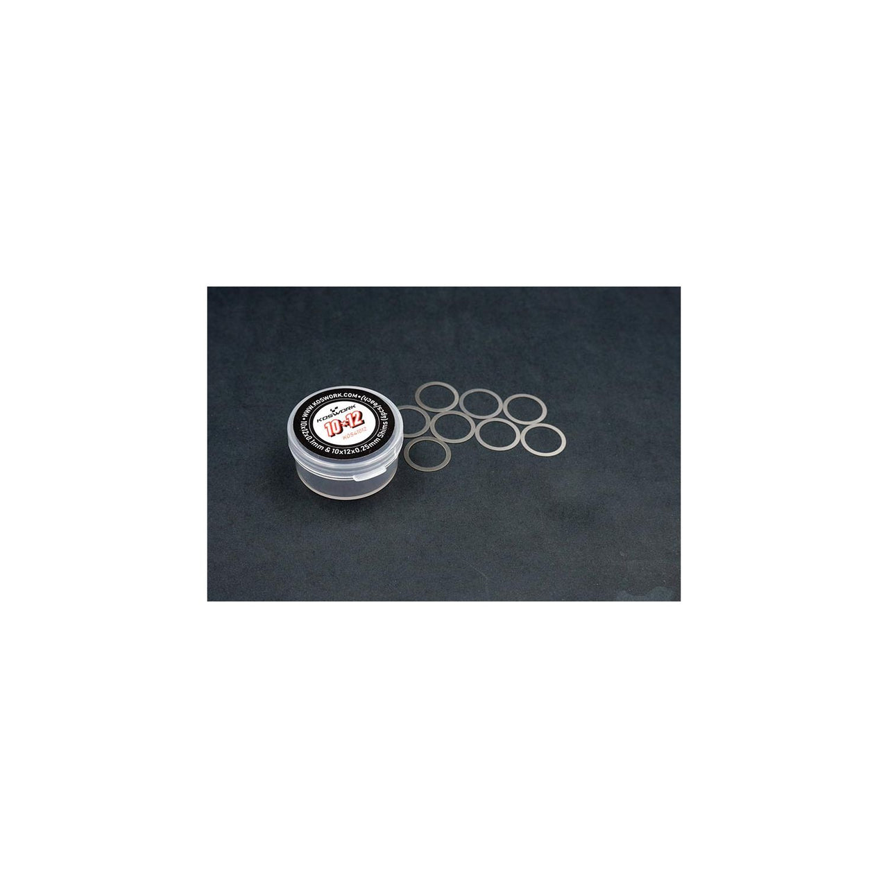 KOS41012 - Koswork 10x12x0.1mm & 10x12x0.25mm Shims (4pcs/each)