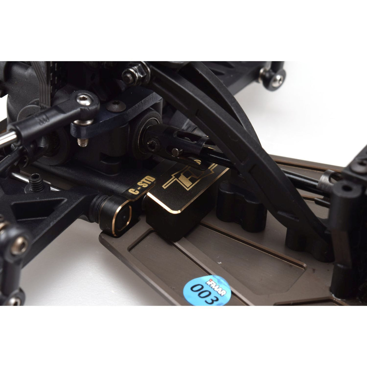 RDRP0455 - Revolution Design EB410 Brass Rear Chassis Weight