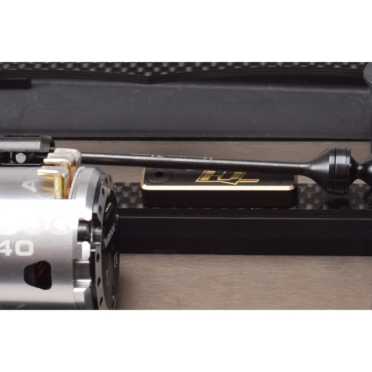 RDRP0476 - Revolution Design YZ-4 SF2 | SF Brass Rear Chassis Brace Weight 15g
