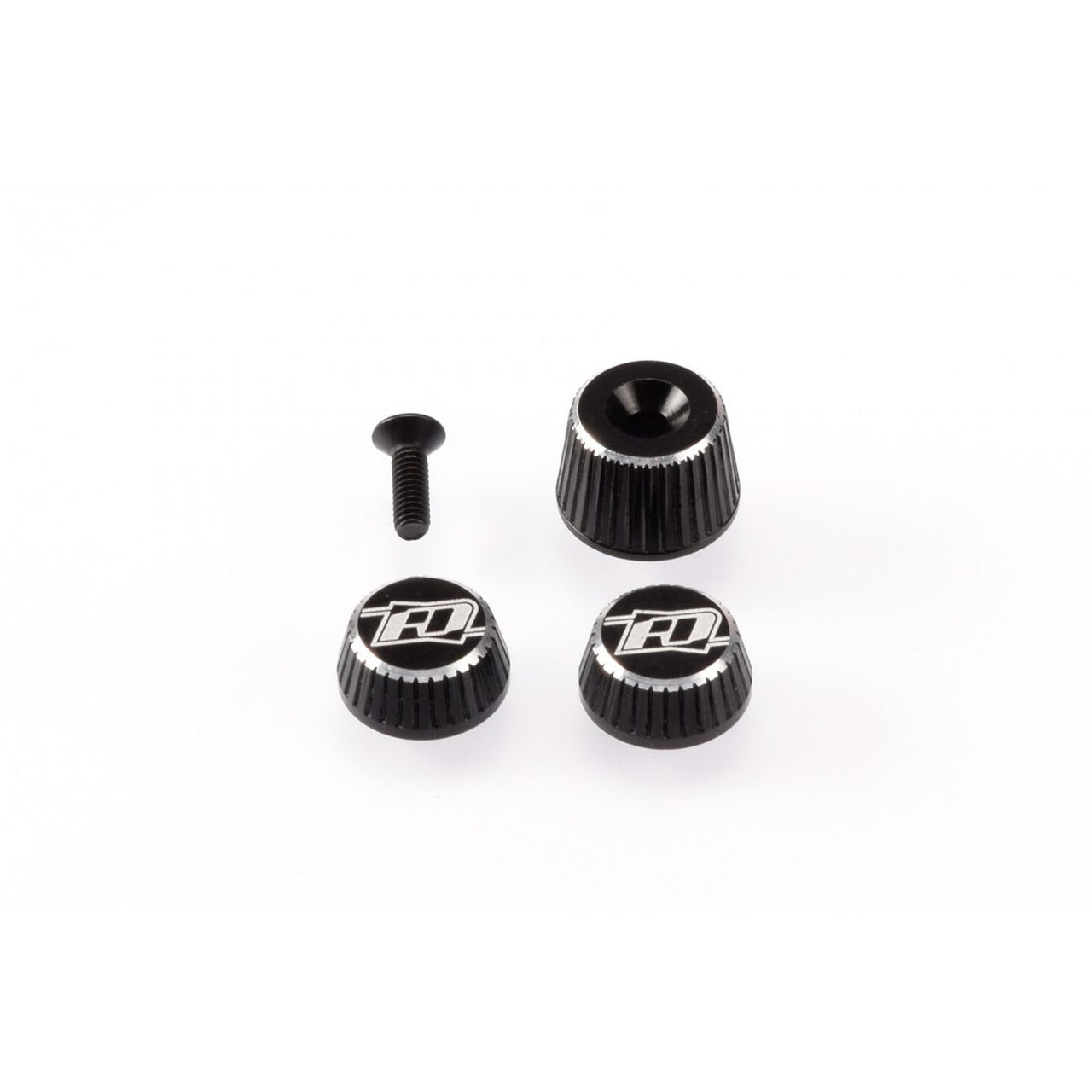 RDRP0501-BLK - Revolution Design M17 Dial and Nut Set (black)