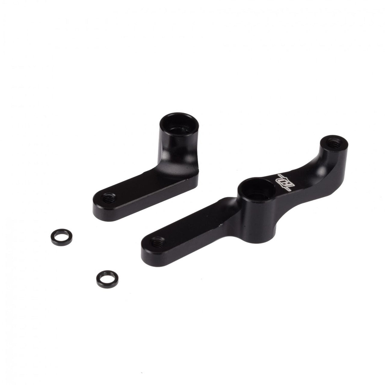 RDRP0519-BLK - Revolution Design DR10 | RB10 | ProSC10 Aluminium Bellcrank Set (black)