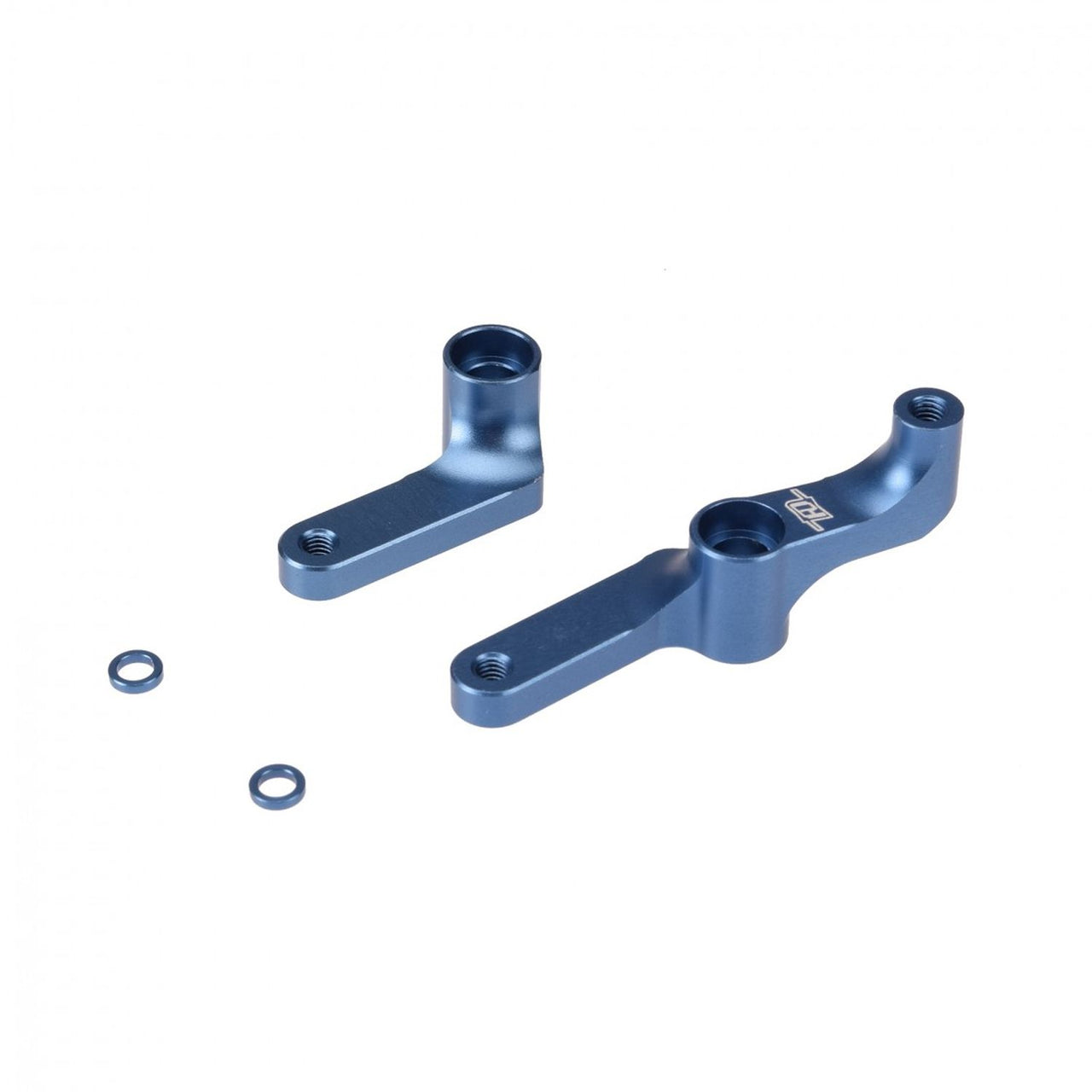RDRP0519-BLU - Revolution Design DR10 | RB10 | ProSC10 Aluminium Bellcrank Set (blue)