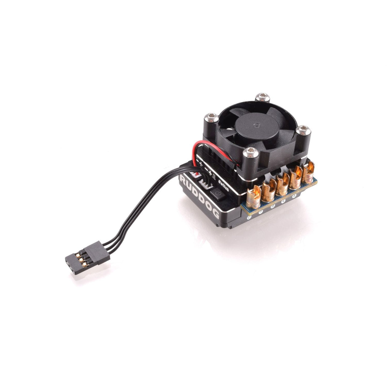 RP-0073 - RUDDOG ESC RX Cable Black 60mm (fits RXS and others)