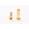 RP-0185 - RUDDOG 4mm Gold Plug Male 18mm (2pcs)