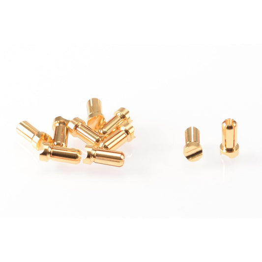 RP-0196 - RUDDOG 5mm Gold Plug Male Short (10pcs)