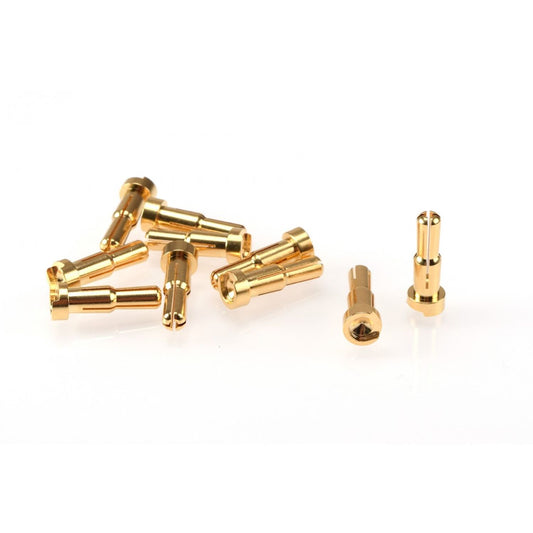 RP-0198 - RUDDOG 4/5mm Dual Bullet Gold Plug Male (10pcs)