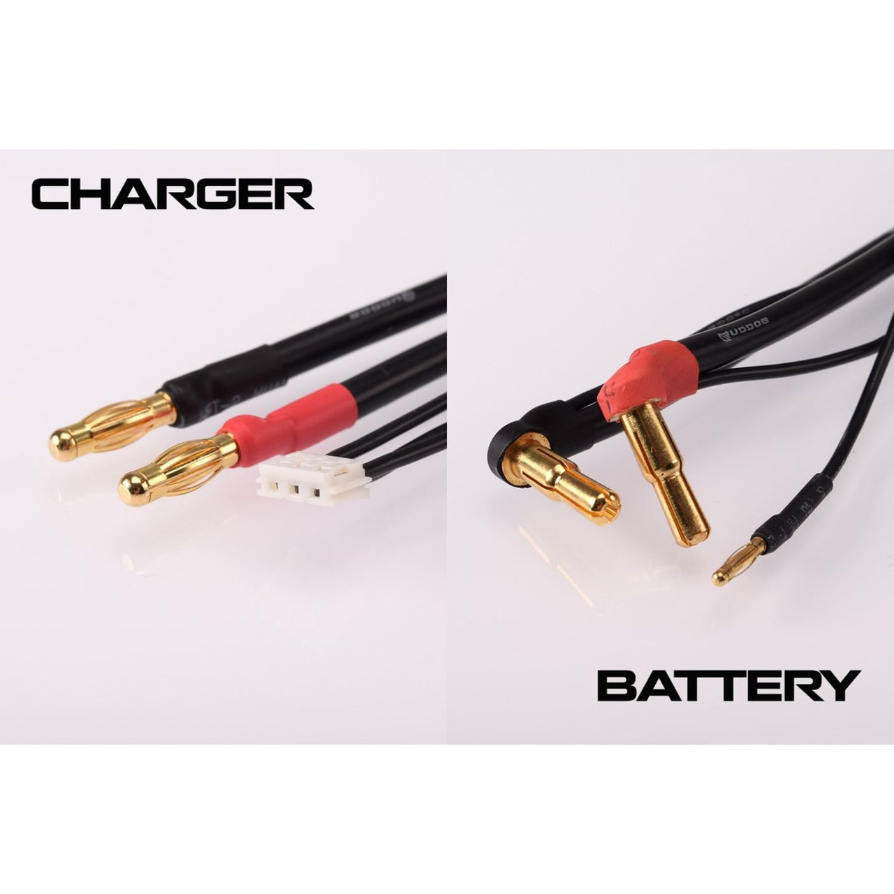 RP-0213 - RUDDOG 2S Charging Lead 30cm (4/5mm,2mm)(4mm,3PIN-EH)