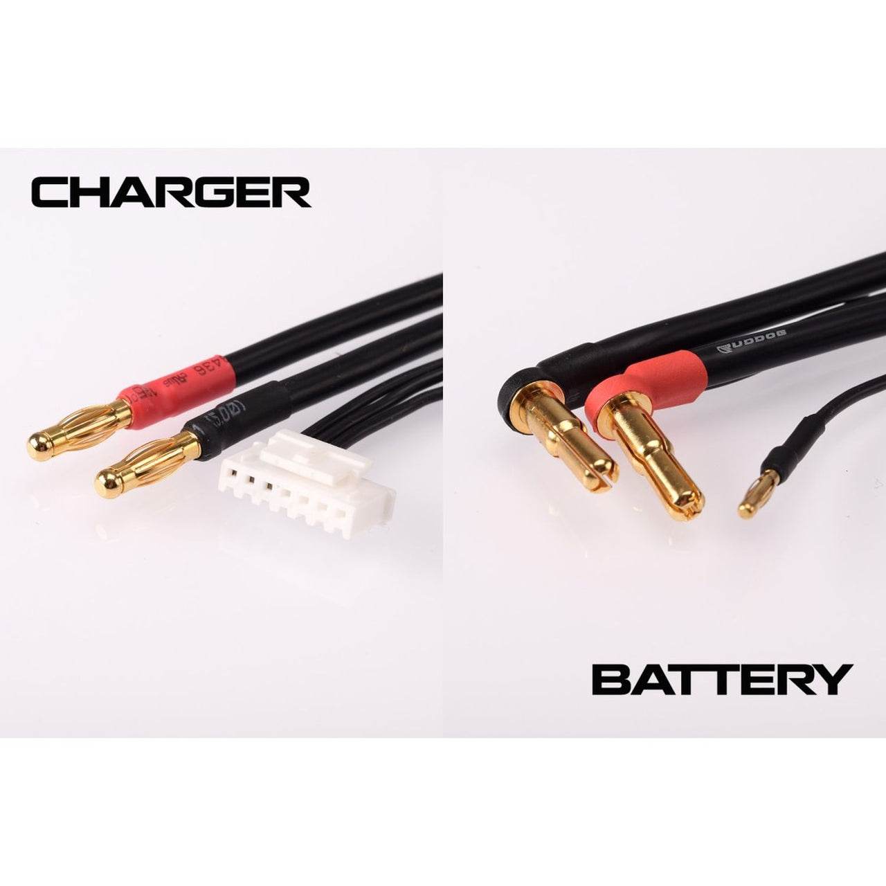 RP-0214 - RUDDOG 2S Charging Lead 60cm (4/5mm,2mm)(4mm,7PIN-PQ)
