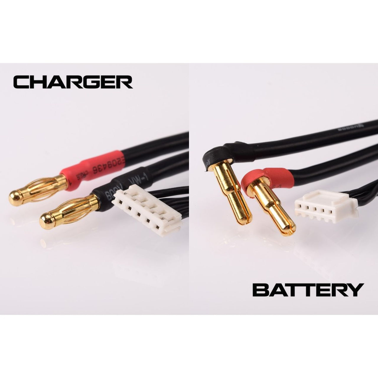 RP-0217 - RUDDOG 4S Charging Lead 40cm (4/5mm,4S-XH)(4mm,5PIN-EH)