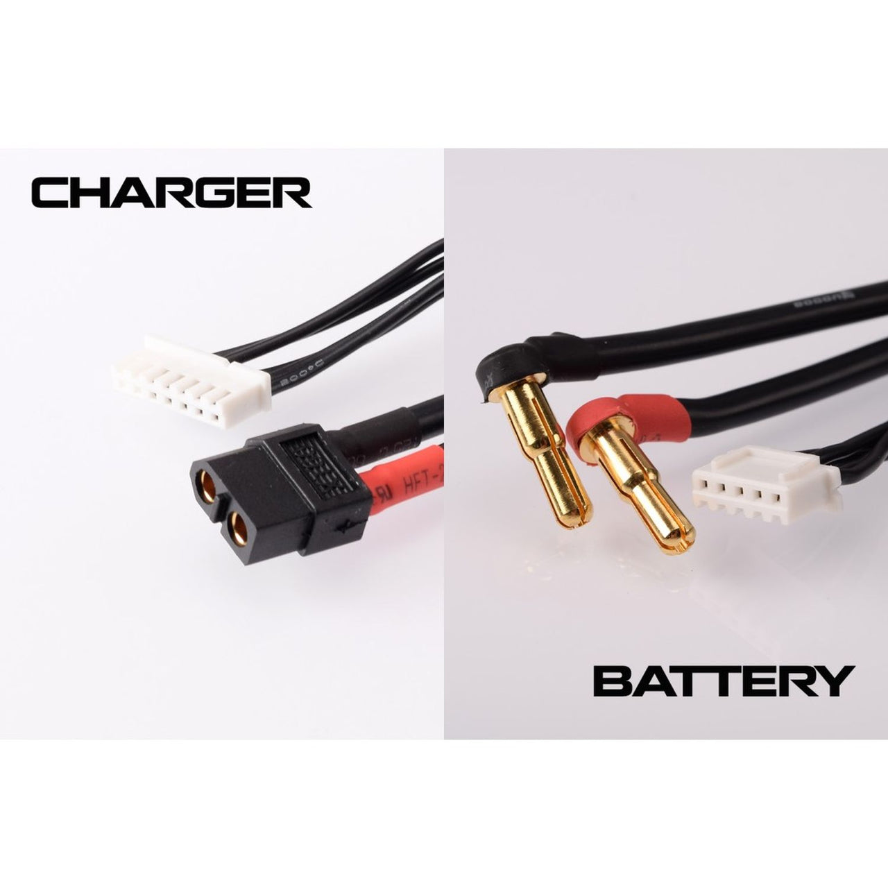 RP-0224 - RUDDOG 4S Charging Lead 40cm (4/5mm,4S-XH)(7PIN-XH,XT60)