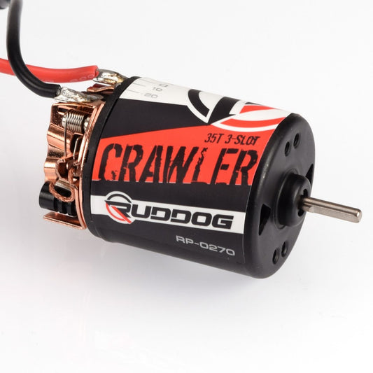 RP-0270 - RUDDOG Crawler 35T 3-Slot Brushed Motor