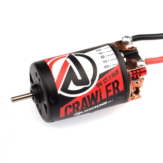 RP-0279 - RUDDOG Crawler 550 12T 5-Slot Brushed Motor