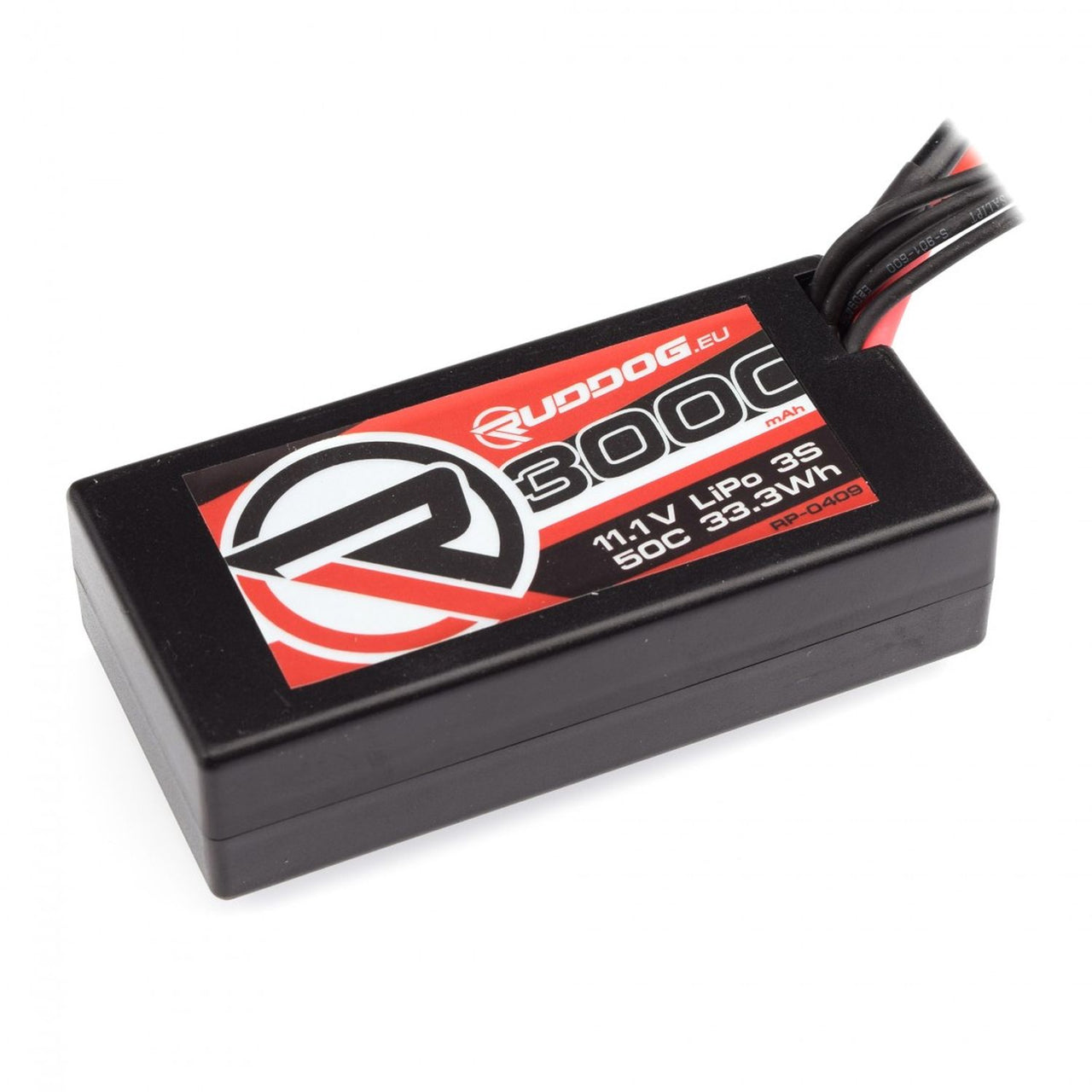 RP-0409 - RUDDOG 3000mAh 50C 11.1V LiPo Short Stick Pack Battery with XT60 Plug