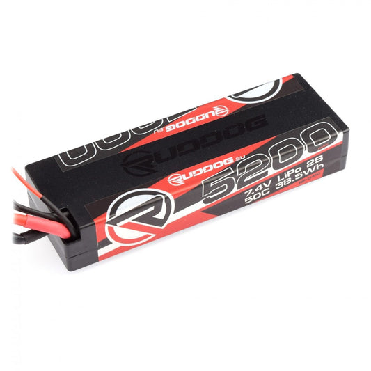 RP-0410 - RUDDOG 5200mAh 50C 7.4V LiPo Stick Pack Battery with XT60 Plug