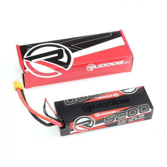 RP-0410 - RUDDOG 5200mAh 50C 7.4V LiPo Stick Pack Battery with XT60 Plug