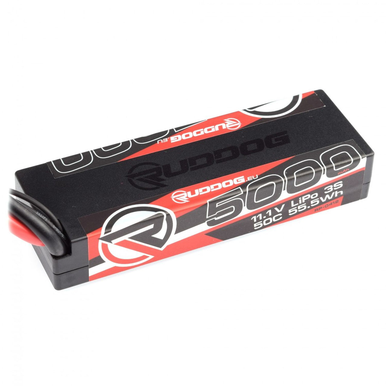 RP-0412 - RUDDOG 5000mAh 50C 11.1V LiPo Stick Pack Battery with XT60 Plug