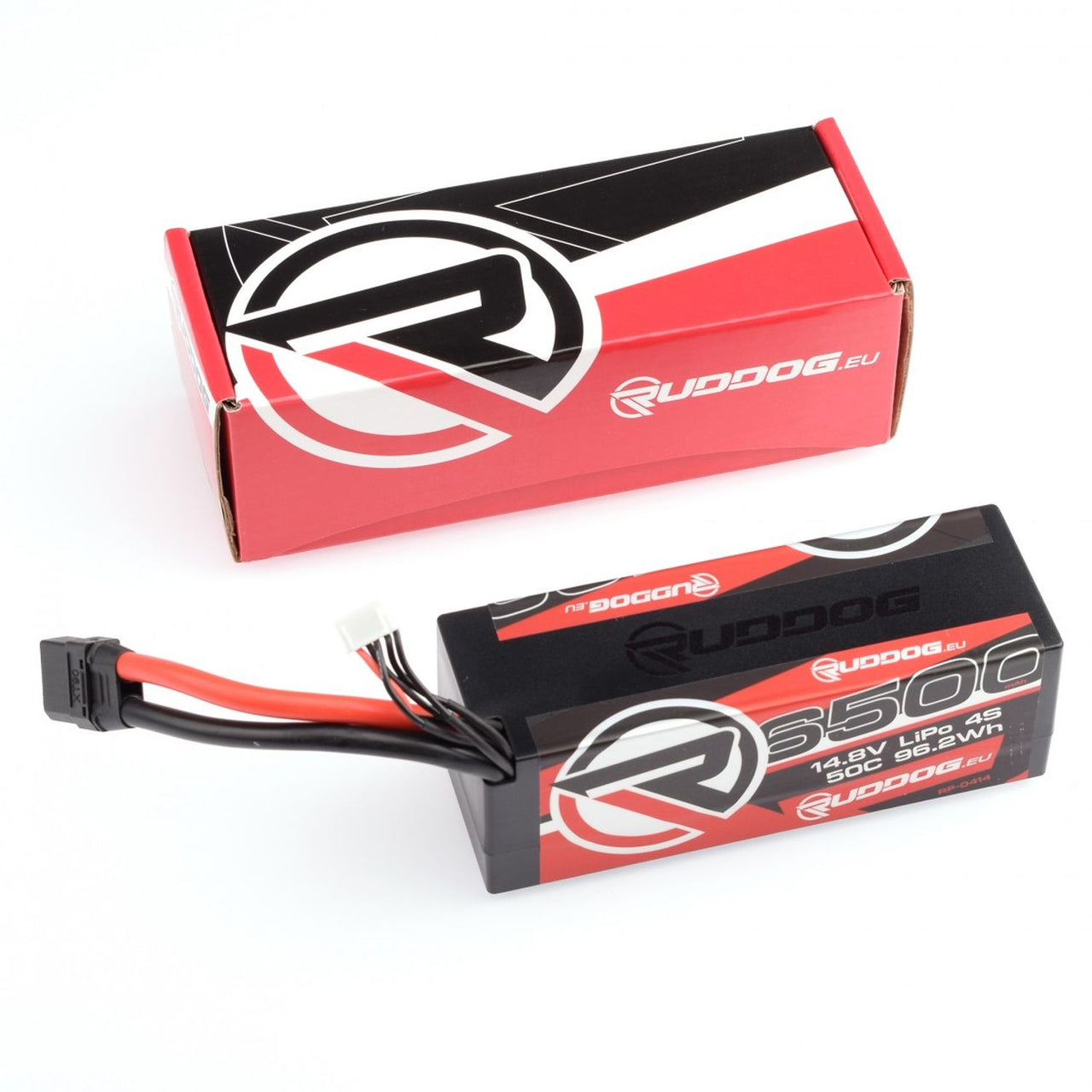 RP-0414 - RUDDOG 6500mAh 50C 14.8V LiPo Stick Pack Battery with XT90 Plug