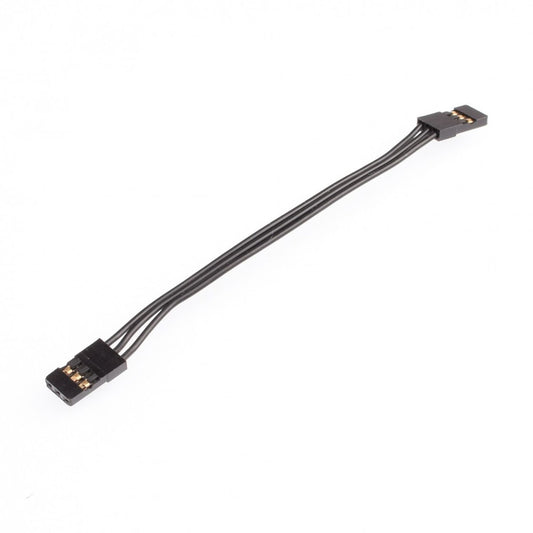 RP-0471 - RUDDOG RX Connector Wire Black 90mm (JR Male to JR Male)