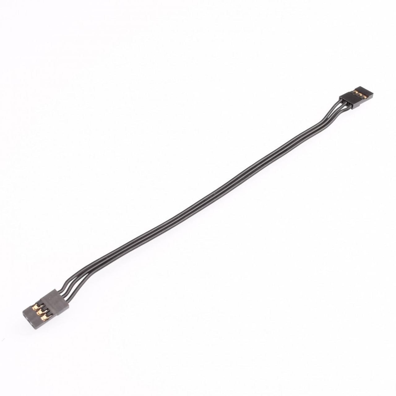 RP-0473 - RUDDOG RX Connector Wire Black 150mm (JR Male to JR Male)
