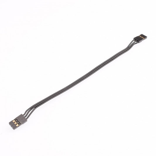 RP-0473 - RUDDOG RX Connector Wire Black 150mm (JR Male to JR Male)