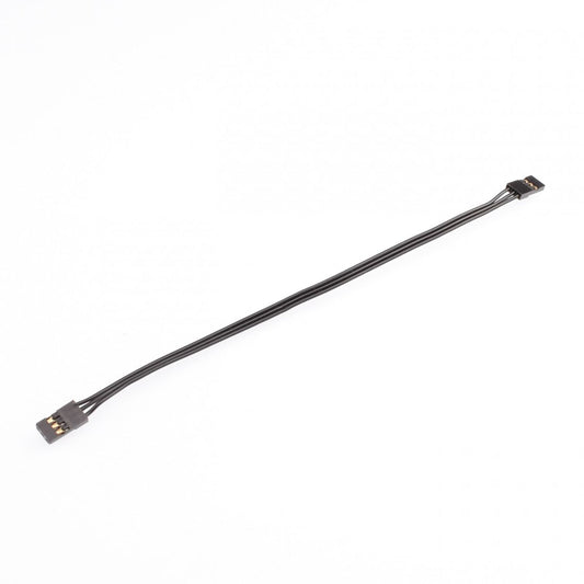 RP-0474 - RUDDOG RX Connector Wire Black 180mm (JR Male to JR Male)
