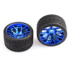 SR-SRC1001BC - Sweep Racing Road Crusher Onroad Belted tire Blue wheels 1/2 offset w/ WHD - 2pcs