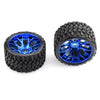 SR-SRC1002BC - Sweep Racing Terrain Crusher Offroad Beltedtire Blue wheels 1/2 offset w/ WHD - 2pcs