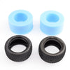 SR-SW-106B - Sweep Racing SQUARE ARMOR Rear Blue (Extra Soft) 1:10 Buggy tires / open cell inserts - 2pcs