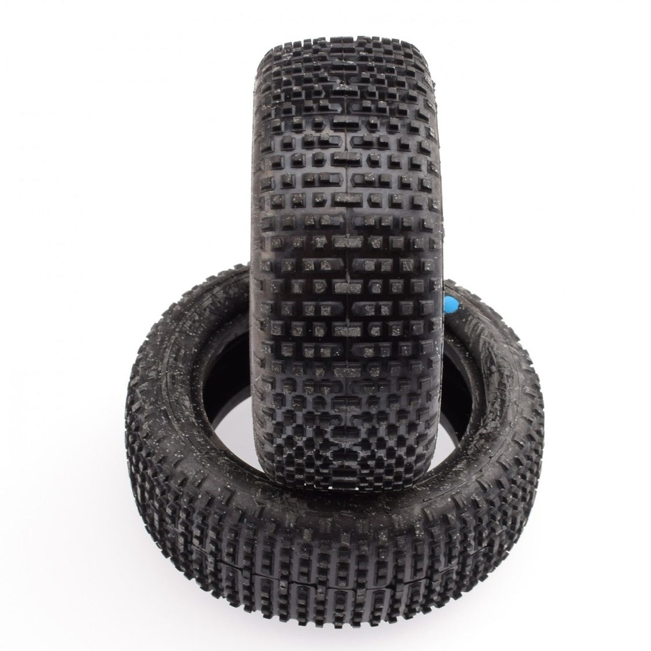 SR-SW-106FB - Sweep Racing SQUARE ARMOR Front Blue (Extra Soft) 1:10 Buggy tires / open cell inserts - 2pcs