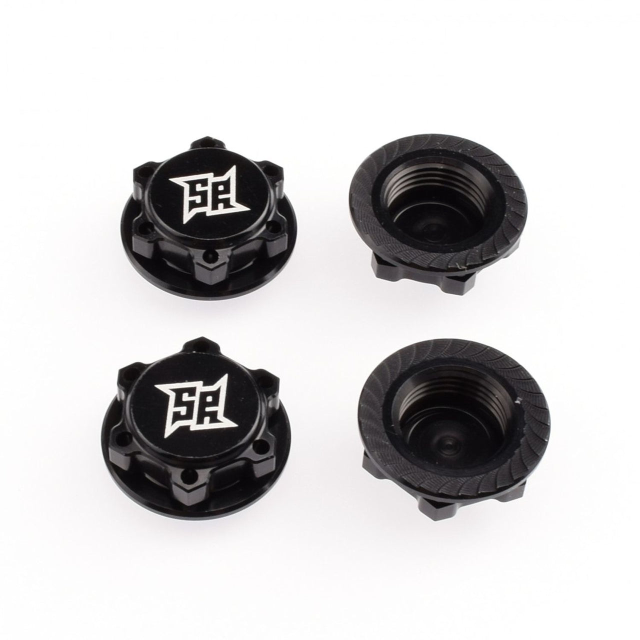 SR-SW0029B - Sweep Racing 17mm Wheel Nuts Black - 4pcs